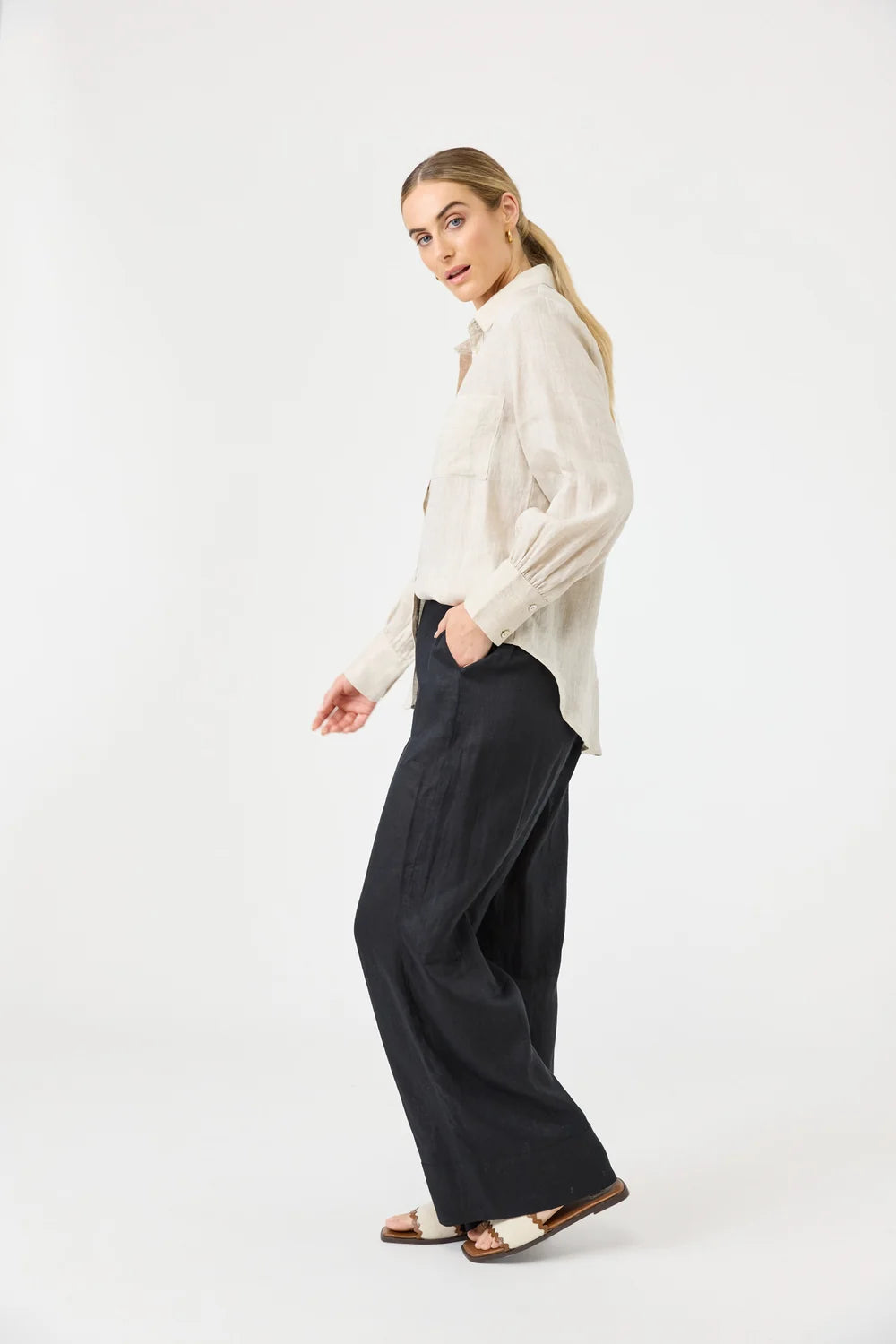 EB & IVE STUDIO PANT - EBONY