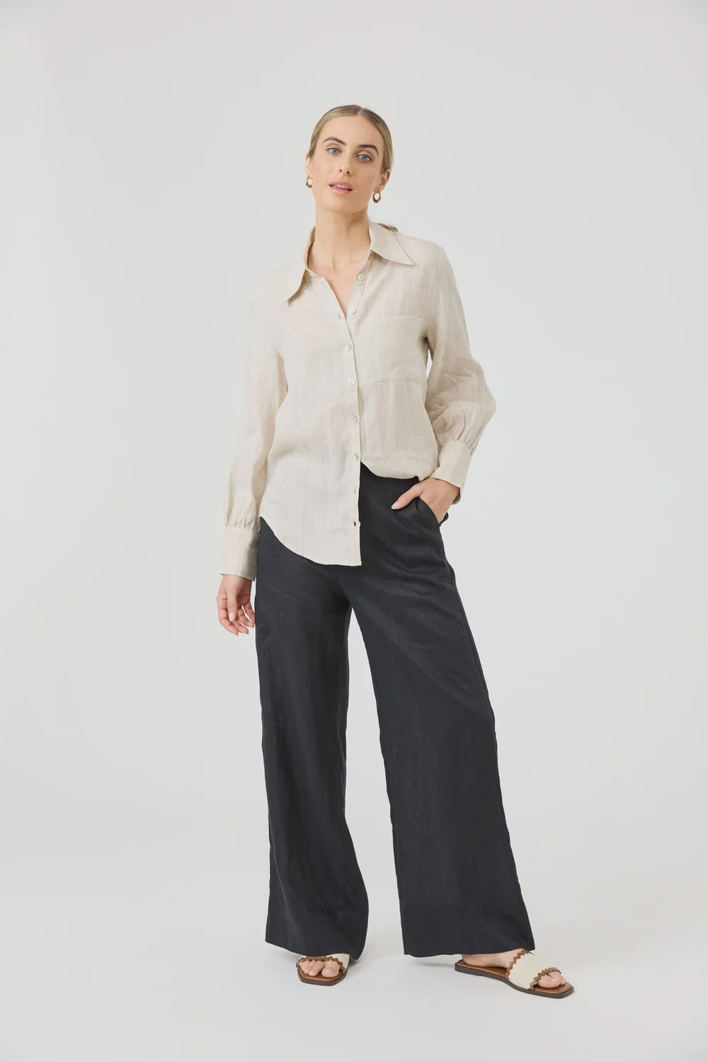 EB & IVE STUDIO PANT - EBONY