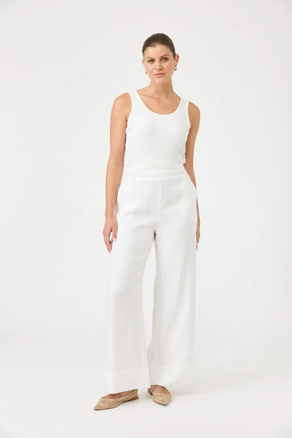 EB & IVE STUDIO PANT - SALT