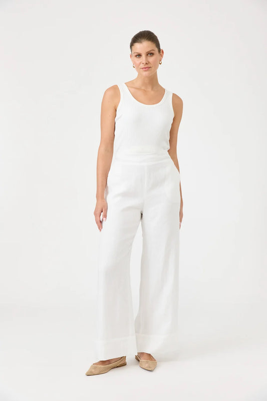 EB & IVE STUDIO PANT - SALT