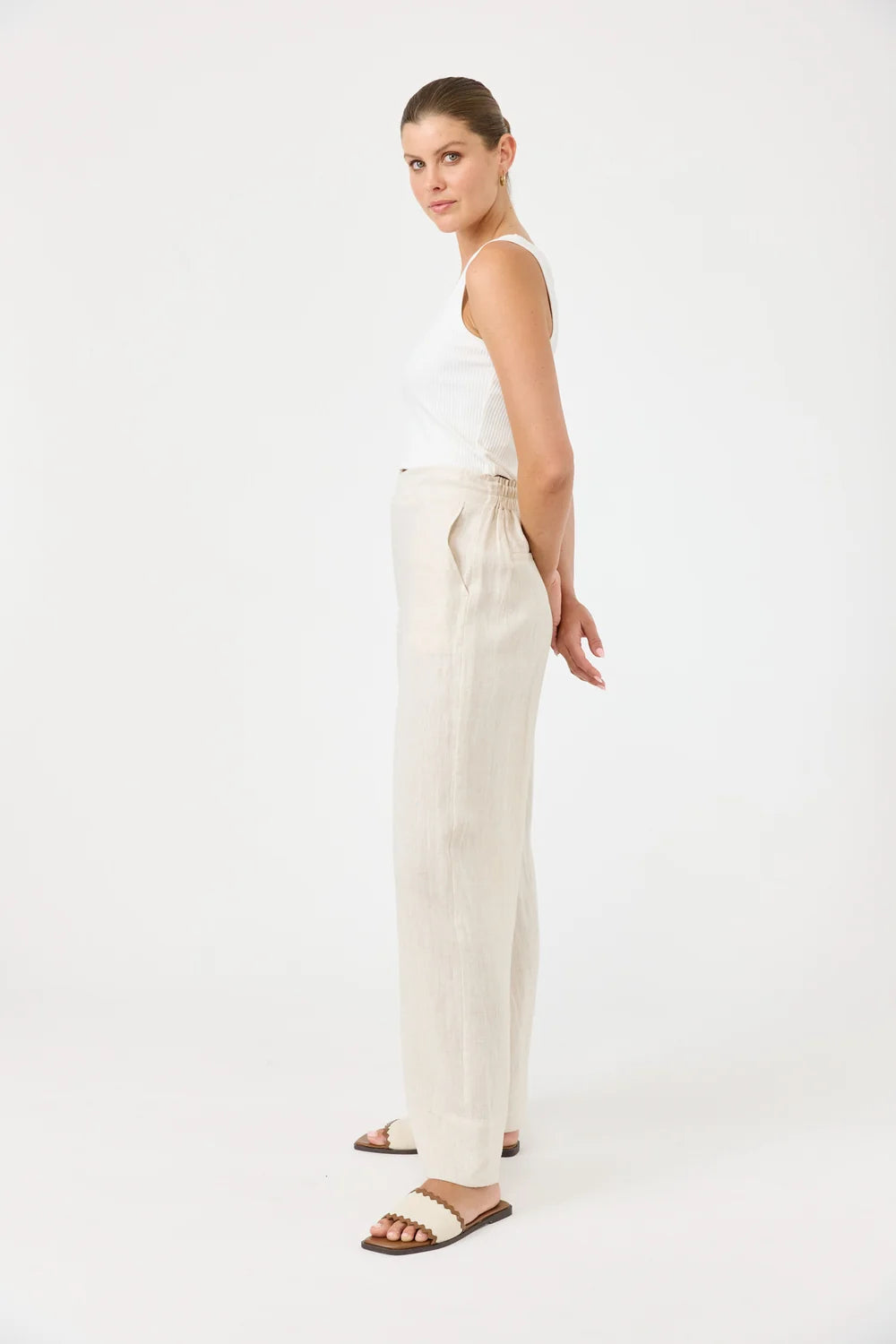 EB & IVE STUDIO PANT - TUSK