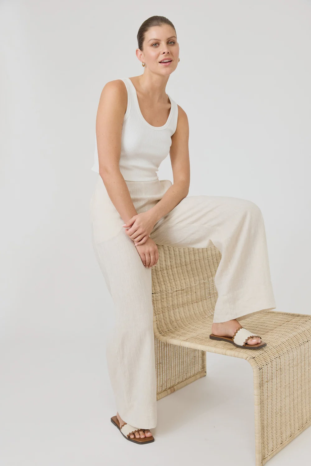 EB & IVE STUDIO PANT - TUSK