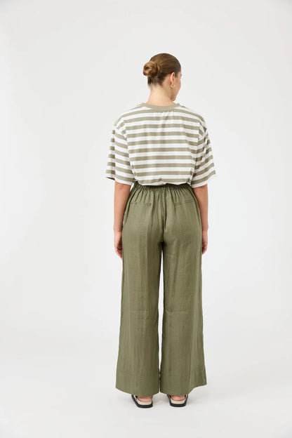 EB & IVE STUDIO PANT - KHAKI