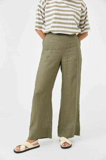 EB & IVE STUDIO PANT - KHAKI