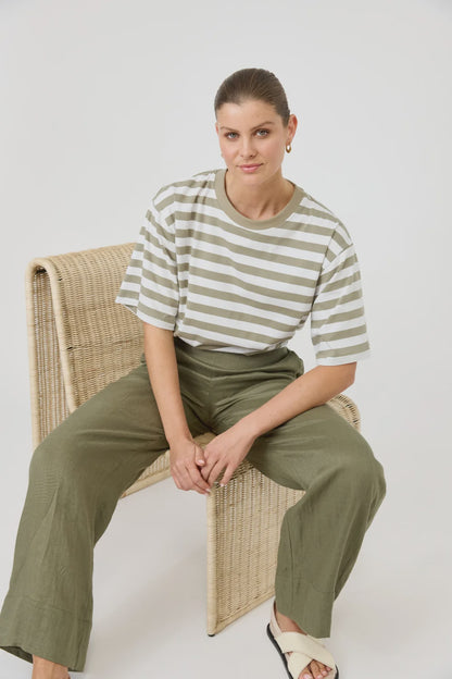 EB & IVE STUDIO PANT - KHAKI
