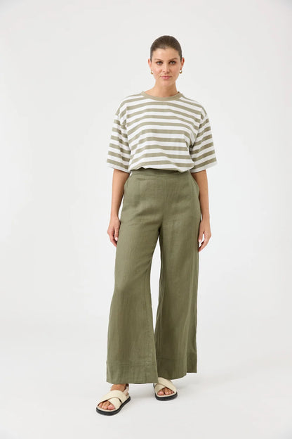 EB & IVE STUDIO PANT - KHAKI