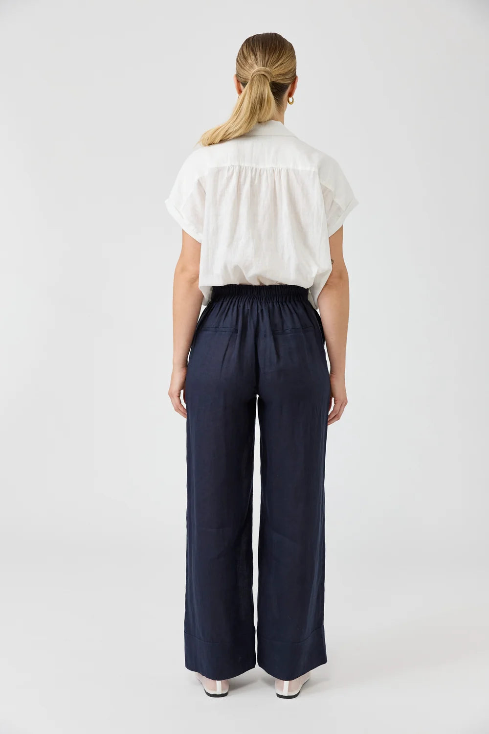 EB & IVE STUDIO PANT - NAVY