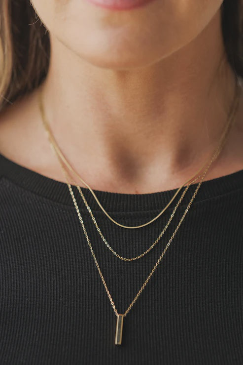 OTHER THINGS - SAGE NECKLACE - GOLD
