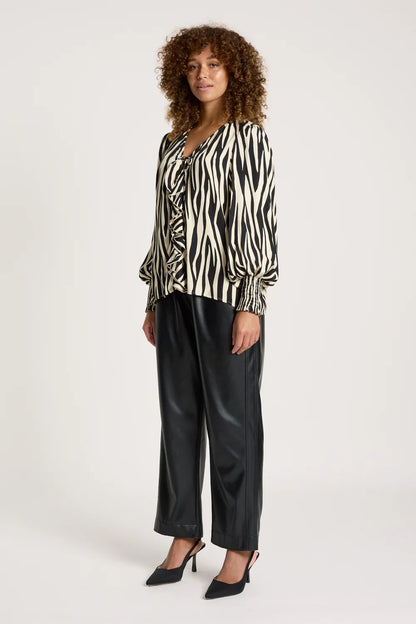 EB & IVE - SAN FRILL TOP - SAVANNA