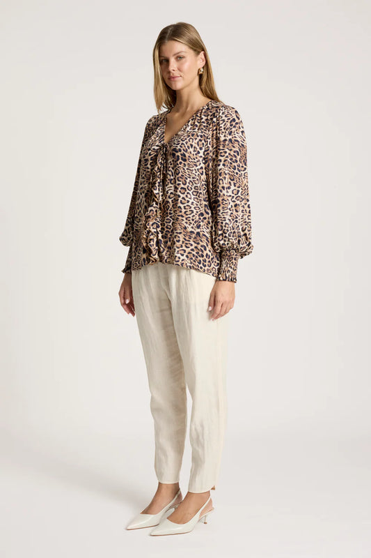 EB & IVE - SAN FRILL TOP - NOMAD