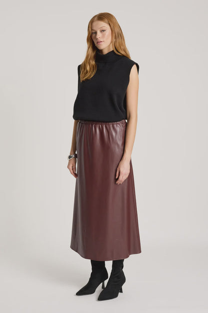 EB & IVE - AMINA SKIRT - MAHOGANY