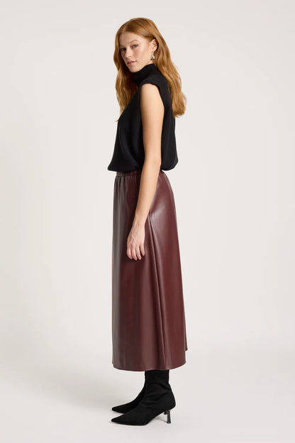 EB & IVE - AMINA SKIRT - MAHOGANY