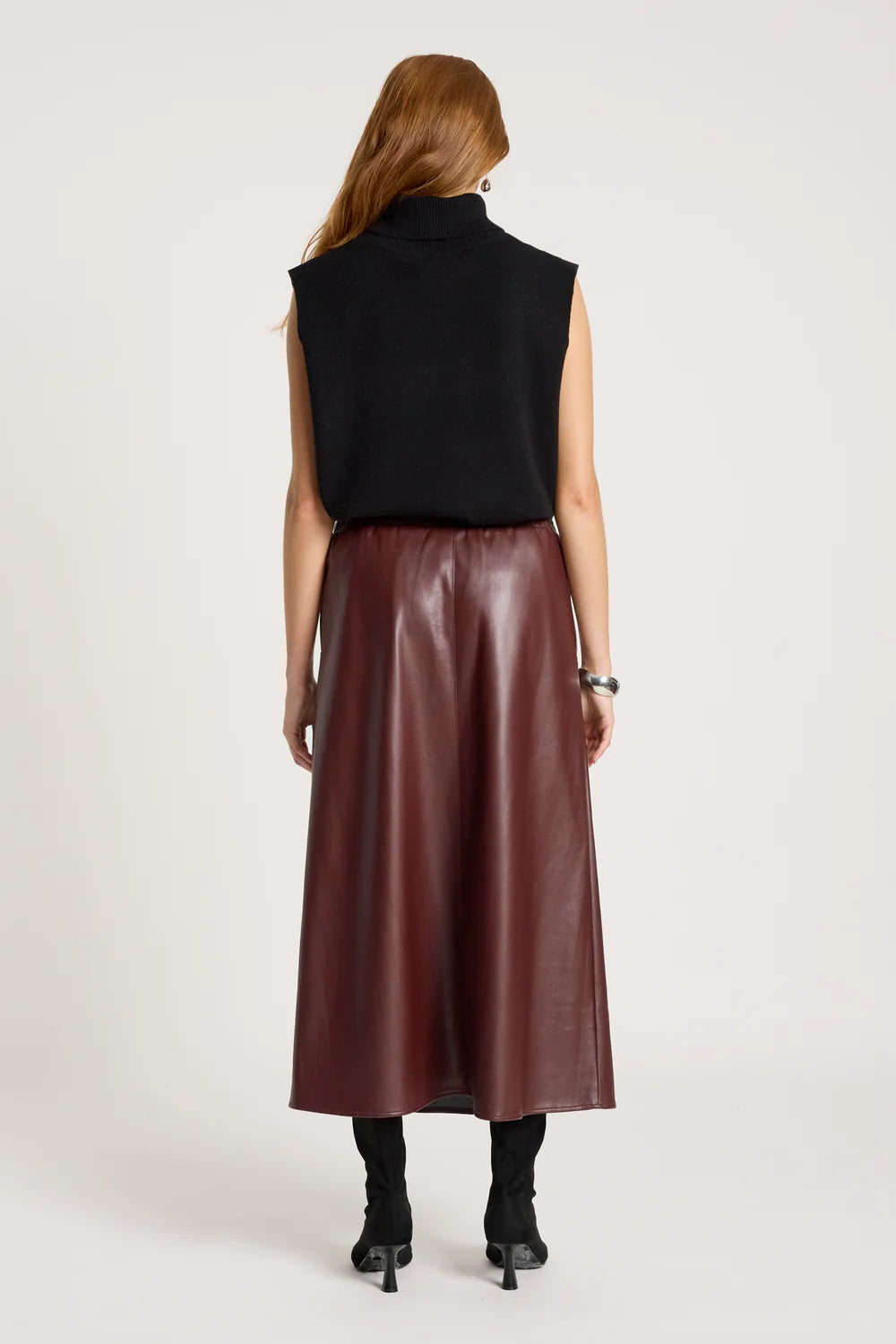 EB & IVE - AMINA SKIRT - MAHOGANY