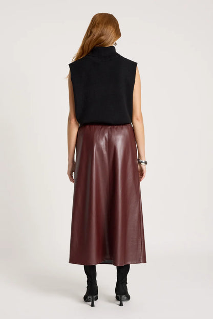 EB & IVE - AMINA SKIRT - MAHOGANY