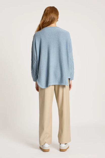 EB & IVE LIORA JUMPER - LAKE