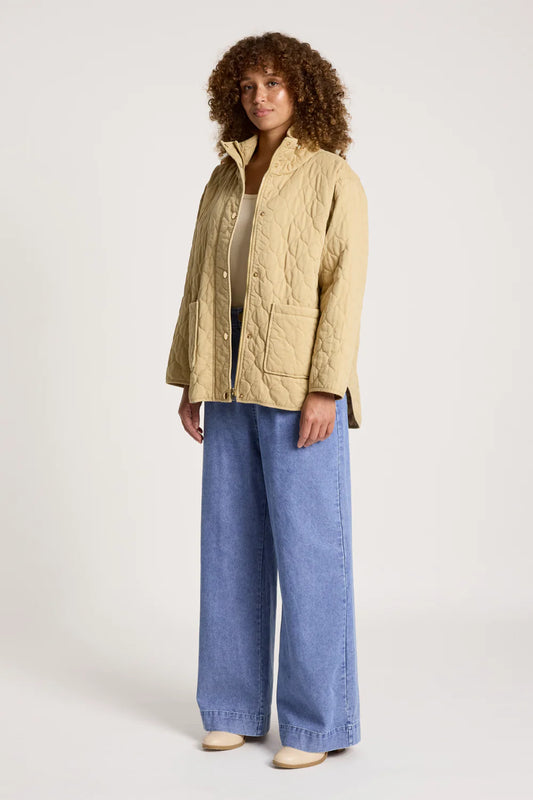 EB & IVE - SANSI QUILTED JACKET - DUNE