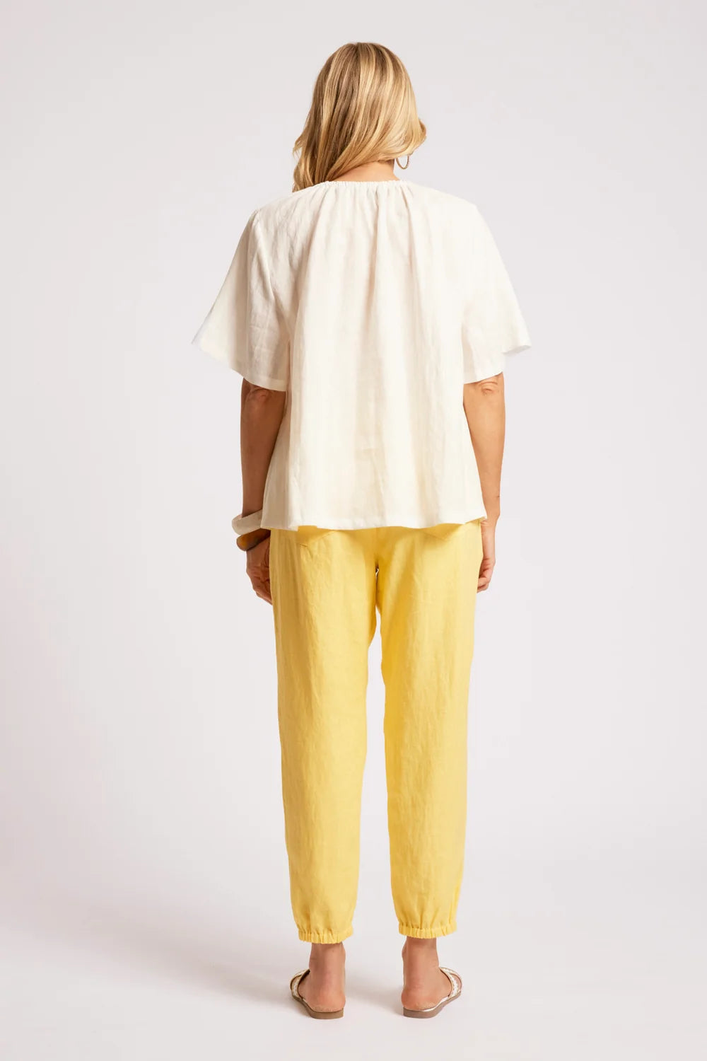 EB & IVE COVE RELAXED TOP - WHITE
