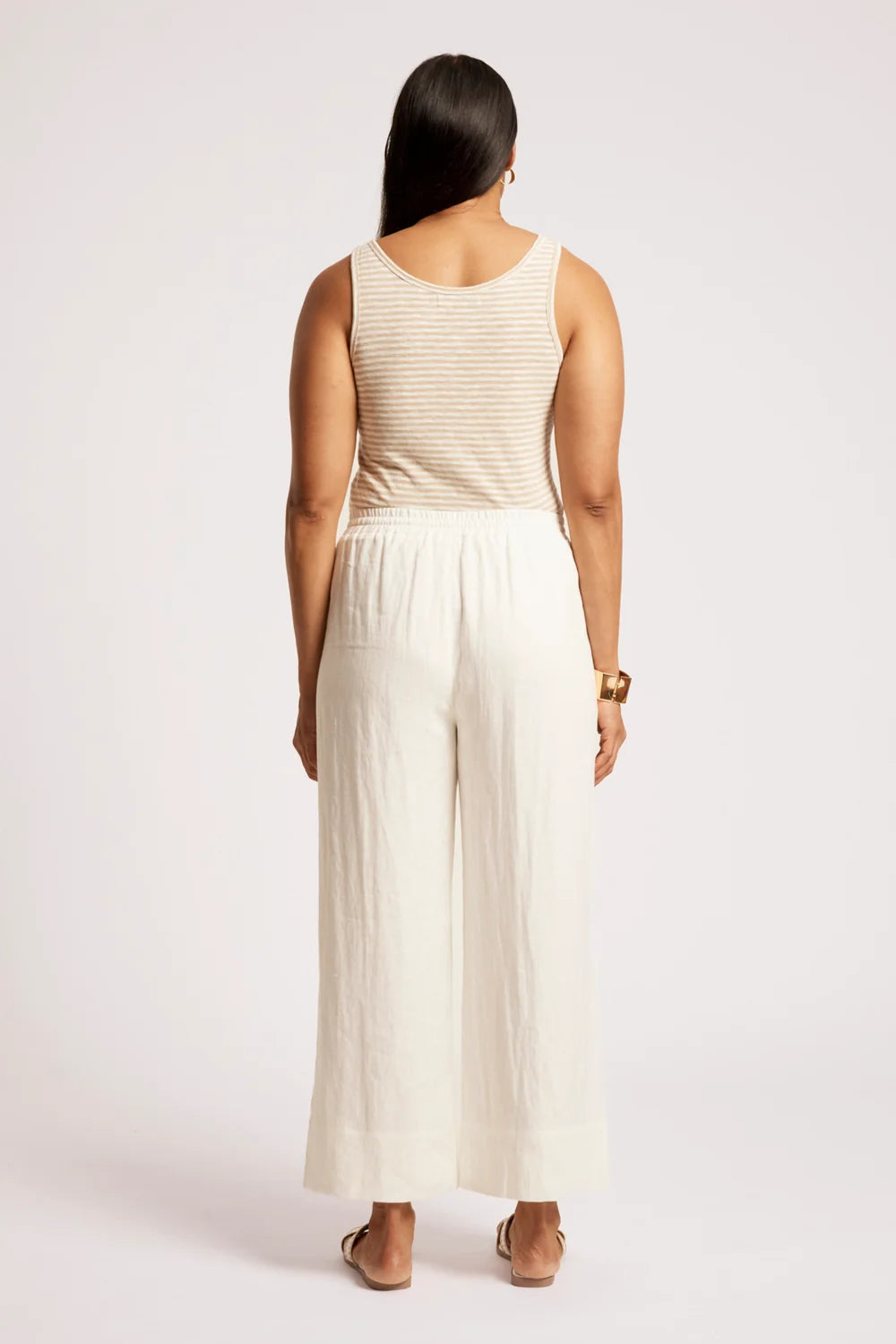 EB & IVE COVE RELAXED PANT - WHITE