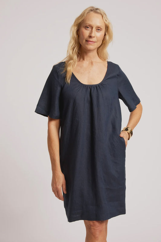EB & IVE COVE DRESS - INDIGO