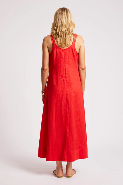 EB & IVE COVE MAXI DRESS - APEROL