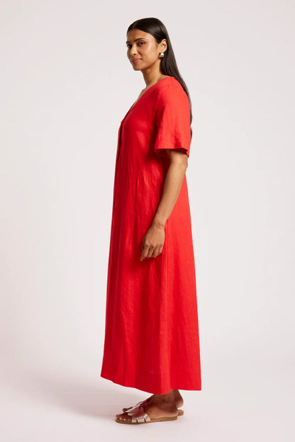 EB & IVE COVE MAXI DRESS - APEROL