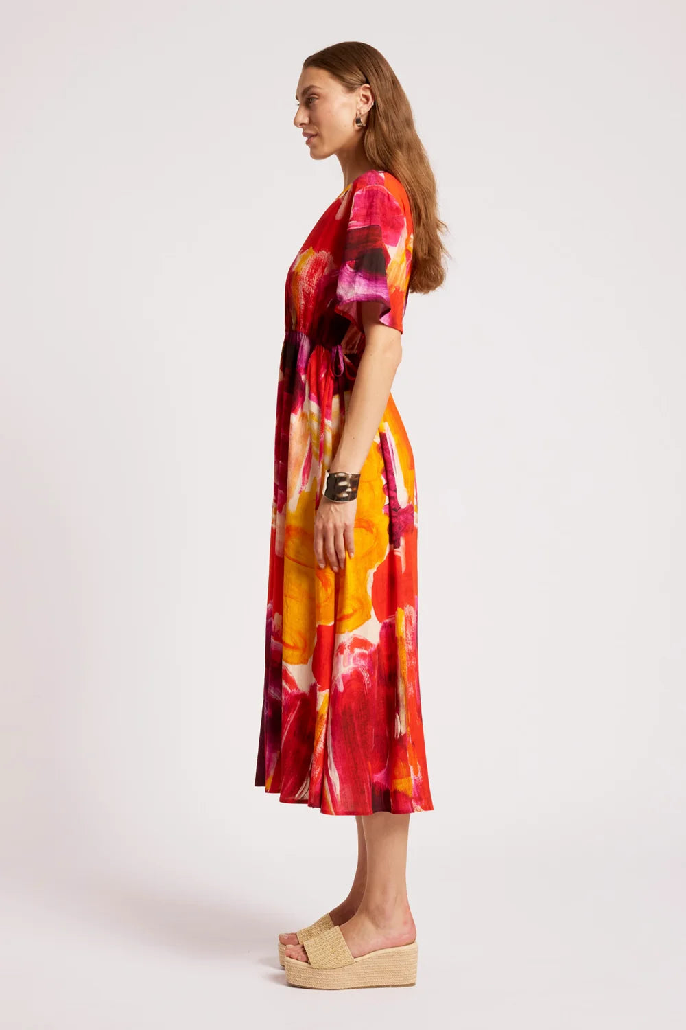 EB & IVE PALMERA TIE MAXI DRESS - SOLARA