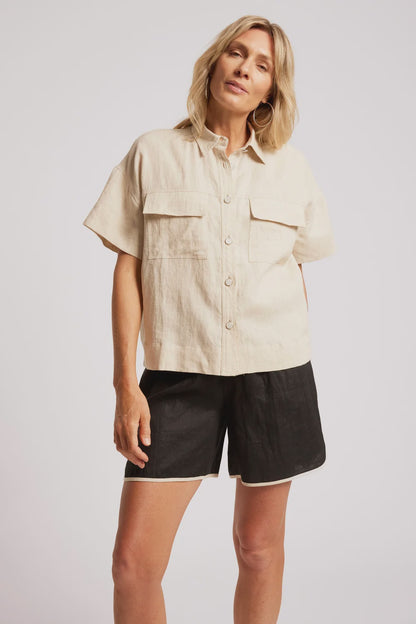 EB & IVE MARIS SHIRT - TUSK