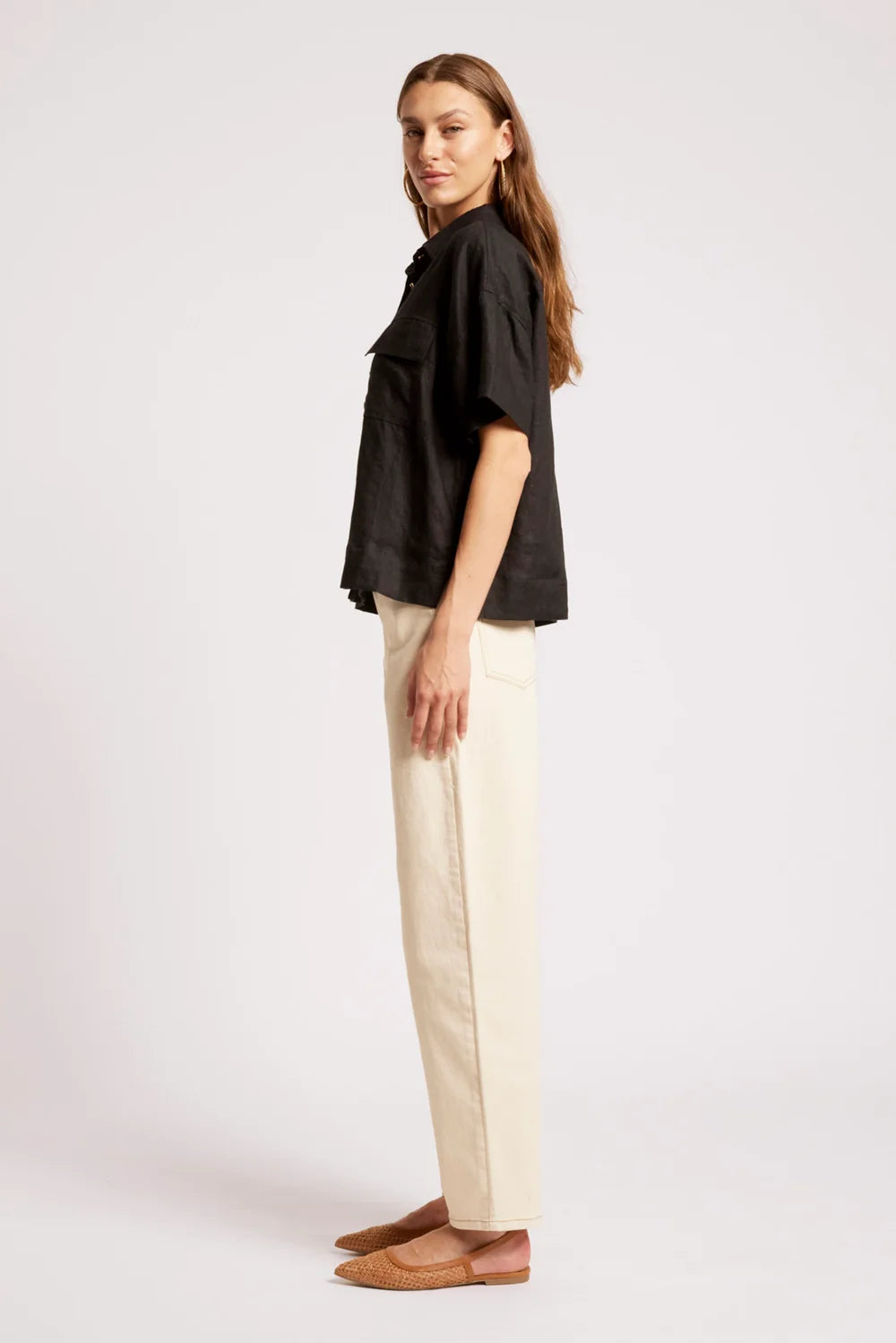 EB & IVE MARIS SHIRT - BLACK