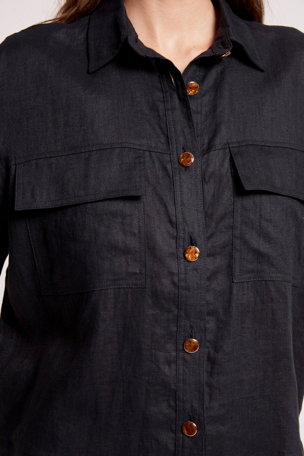 EB & IVE MARIS SHIRT - BLACK