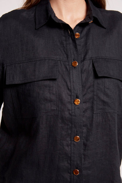 EB & IVE MARIS SHIRT - BLACK