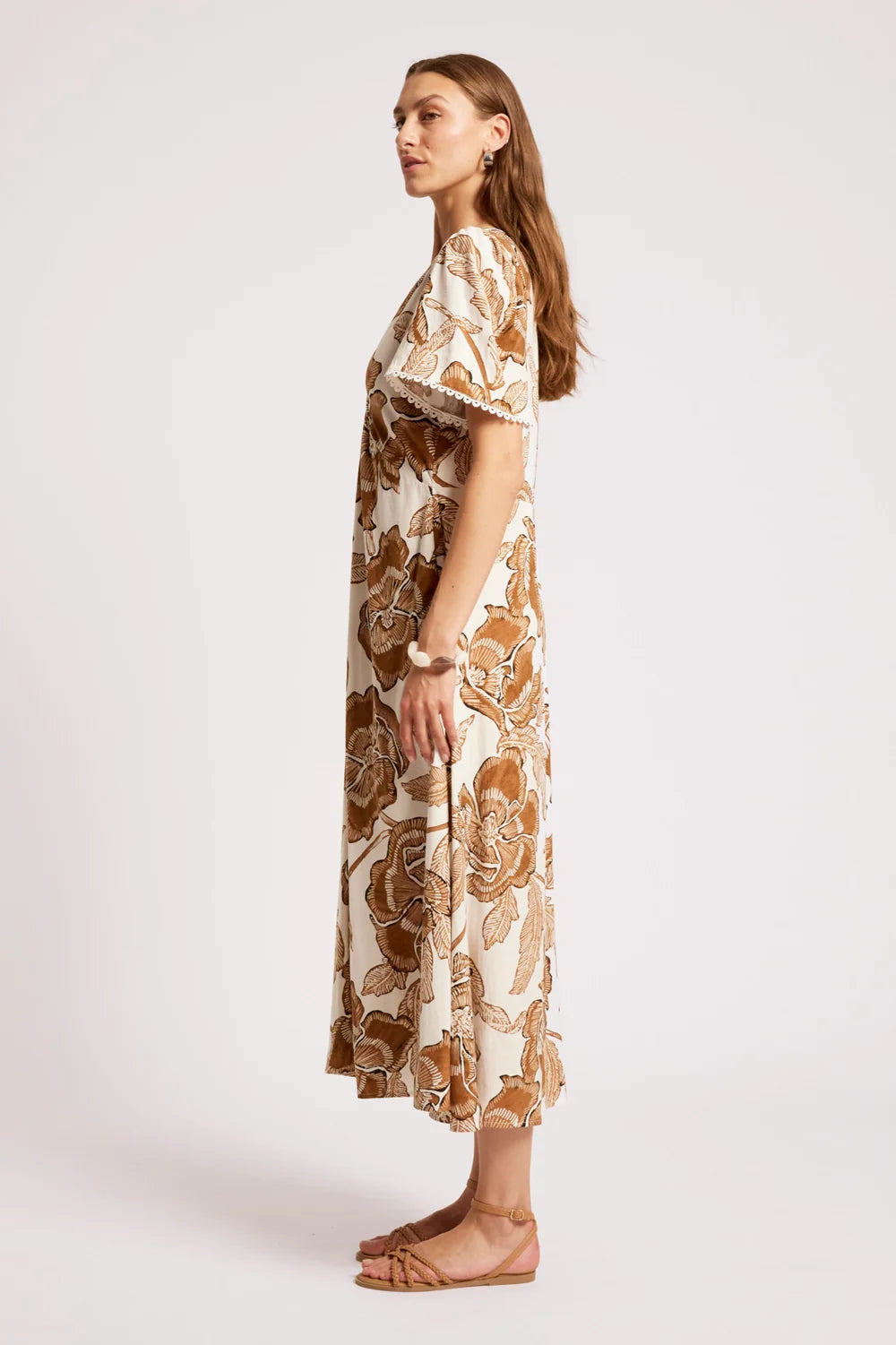 EB & IVE GAIA MAXI DRESS - DUNE