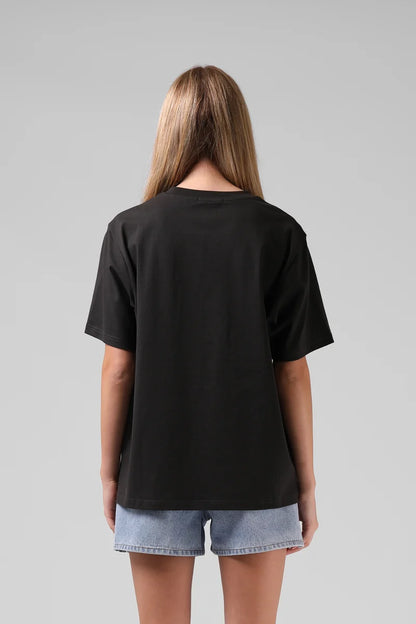 RPM CLOTHING - FLOWERS TEE - CHARCOAL