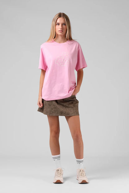 RPM CLOTHING - FLOWERS TEE - PINK