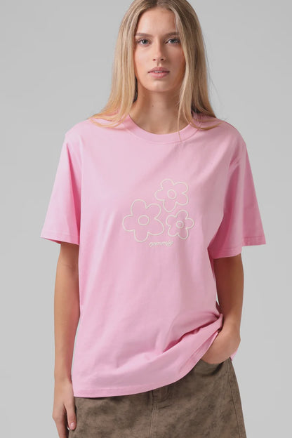 RPM CLOTHING - FLOWERS TEE - PINK