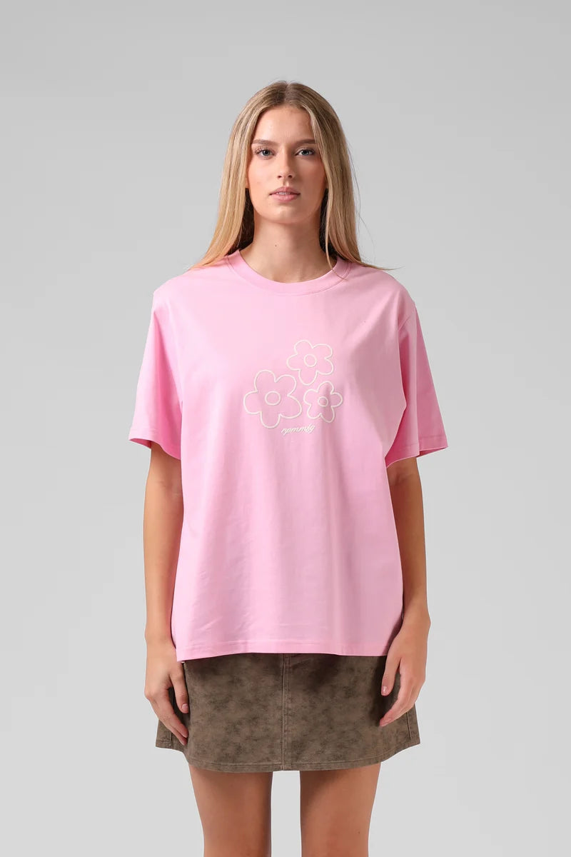 RPM CLOTHING - FLOWERS TEE - PINK