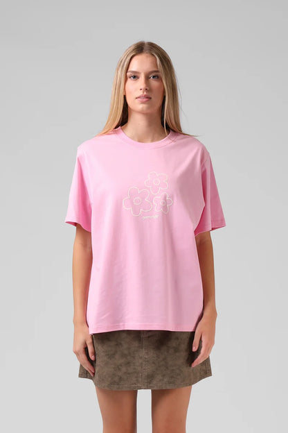RPM CLOTHING - FLOWERS TEE - PINK
