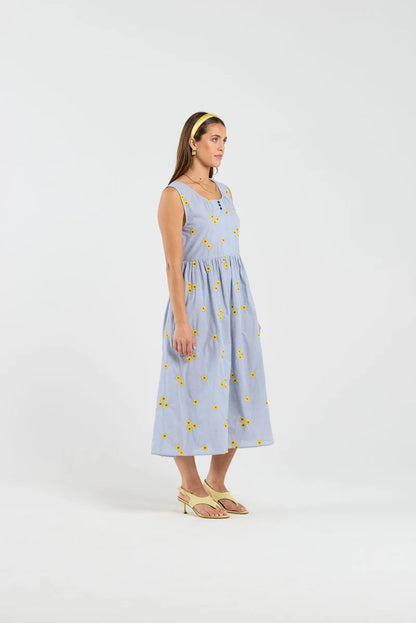 THING THING CASSANDRA DRESS - SUNSTRIPE