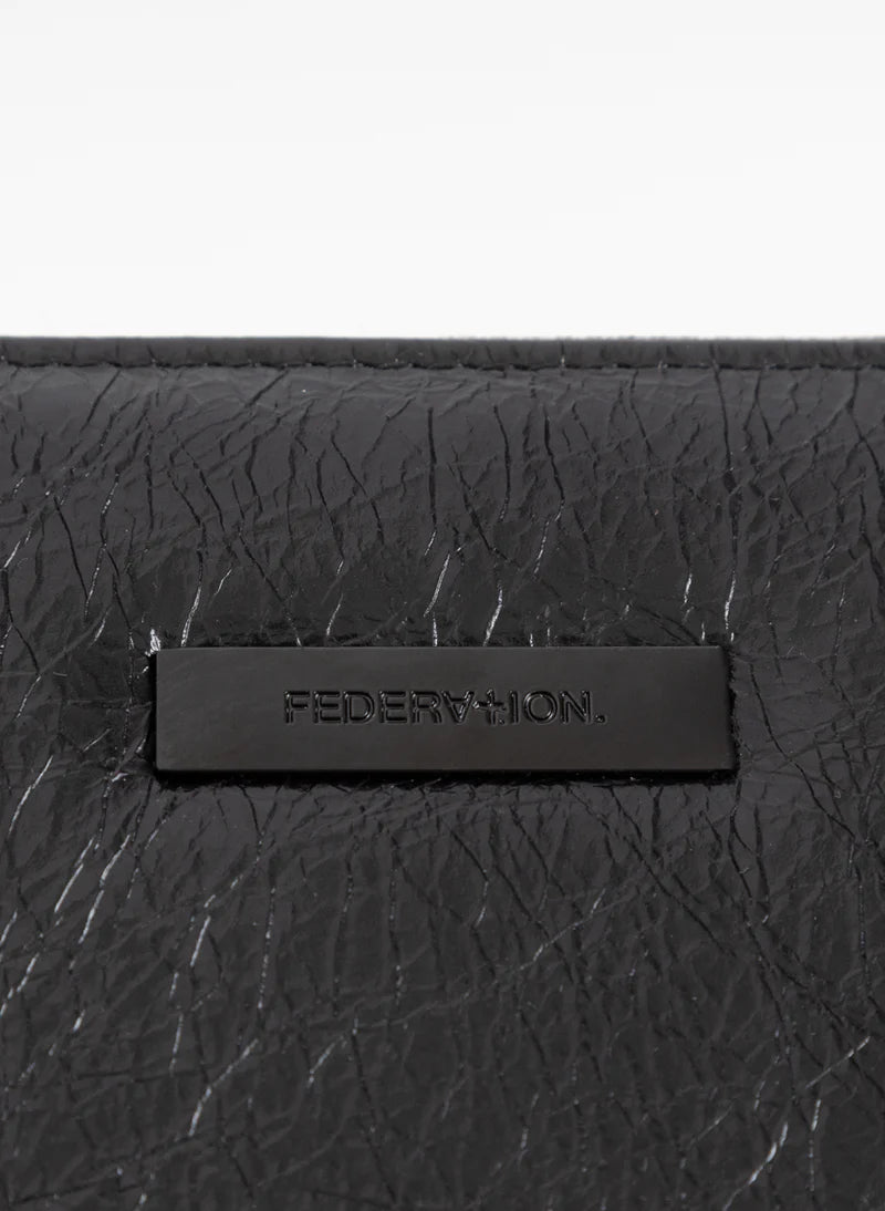 FEDERATION MINKY WALLET - BLACK/BLACK