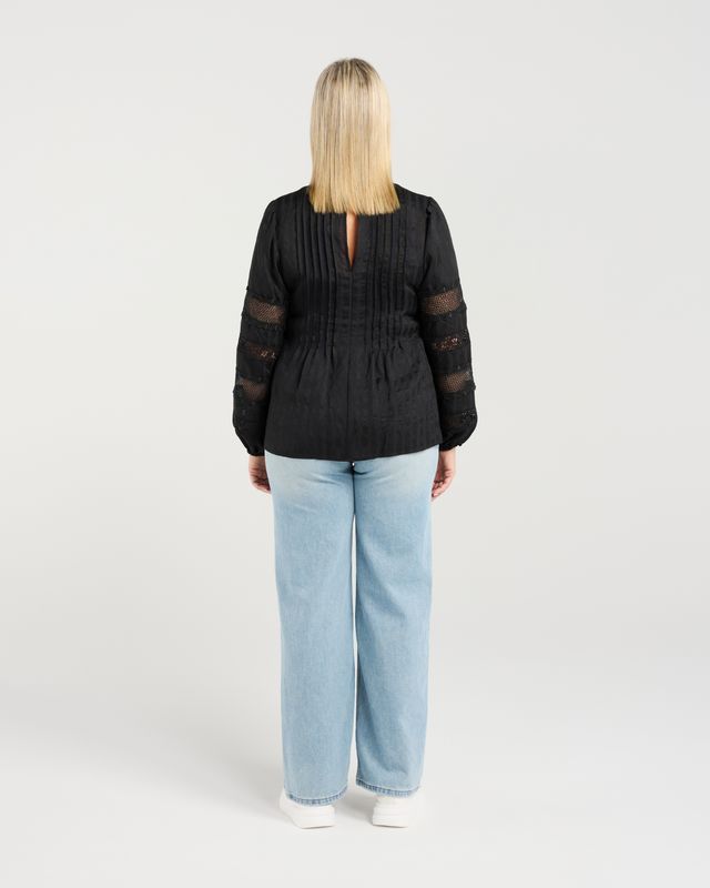 SEDUCE FATIMA TOP - BLACK