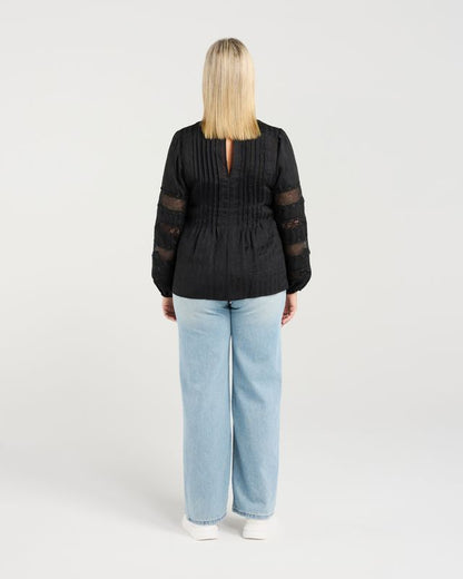 SEDUCE FATIMA TOP - BLACK