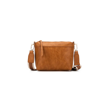 BLACK CAVIAR MELODY CROSSBODY BAG - TAN