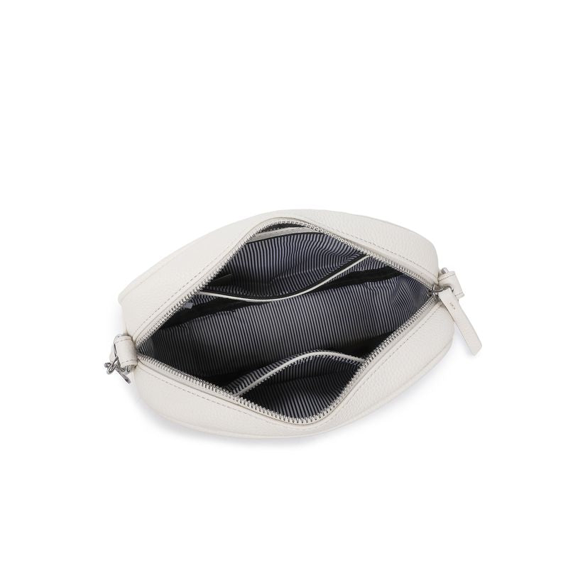 BLACK CAVIAR BAGS - INDIE CROSSBODY - WHITE