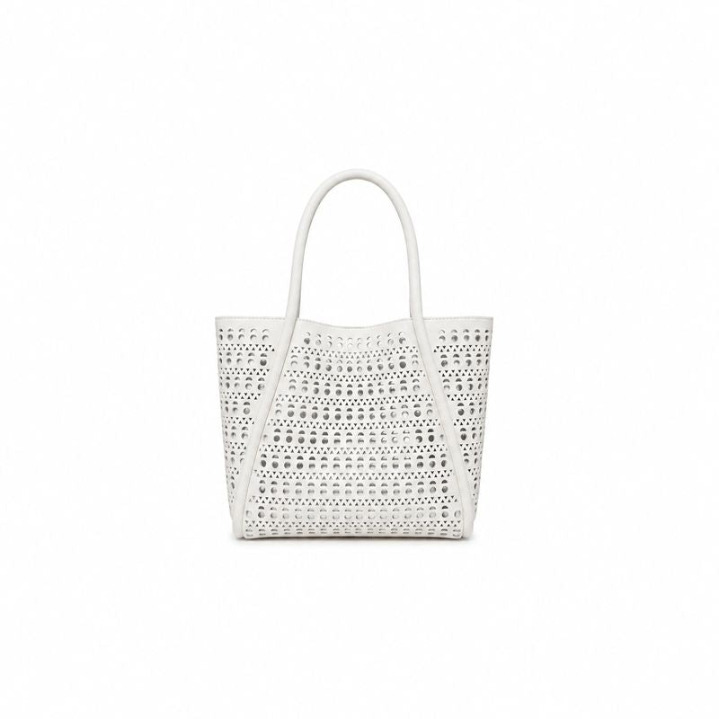 BLACK CAVIAR BAGS - ISABEL 3 PIECE - WHITE