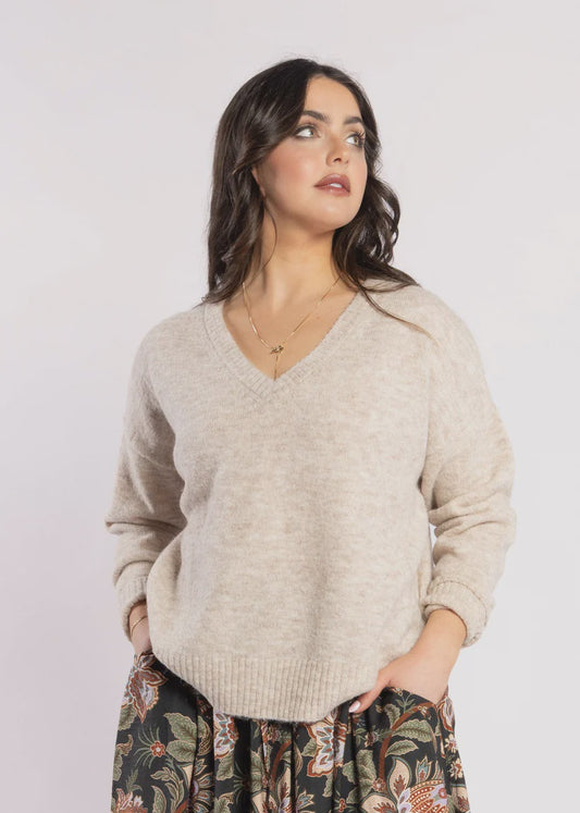 DRAMA THE LABEL ROSALIND JUMPER - CHAI