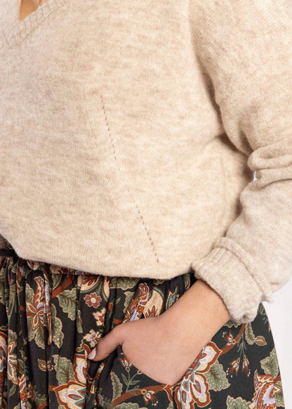 DRAMA THE LABEL ROSALIND JUMPER - CHAI
