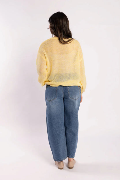 DRAMA THE LABEL FEE JUMPER - BUTTERMILK