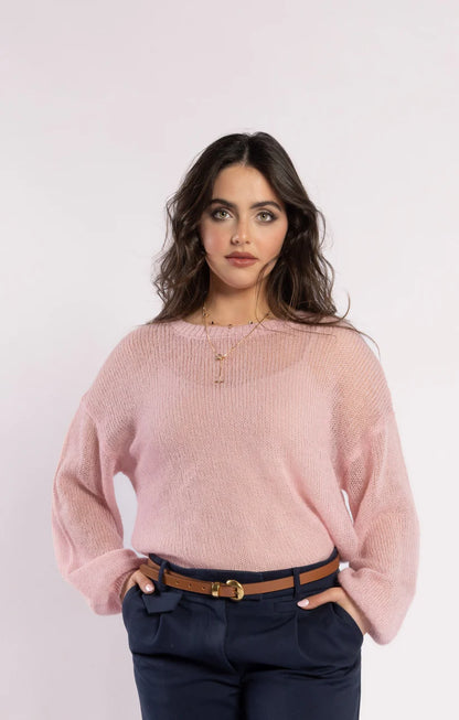 DRAMA THE LABEL FEE JUMPER - PETAL