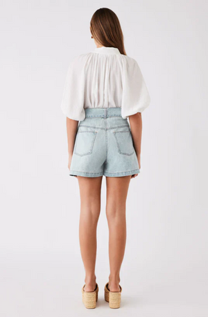 ESMAEE SEASIDE DENIM SHORT - PALE BLUE - 30799.5563