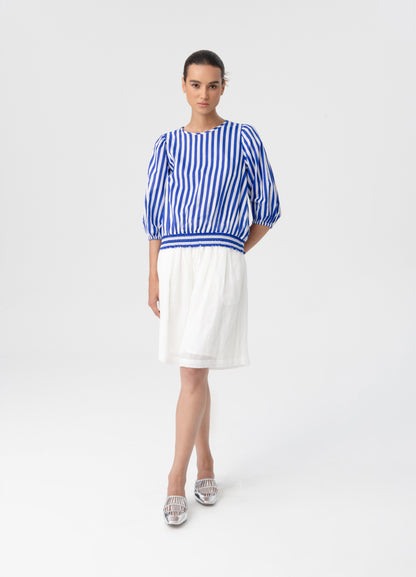 BLACKLIST ZURICH TOP - BLUE STRIPE