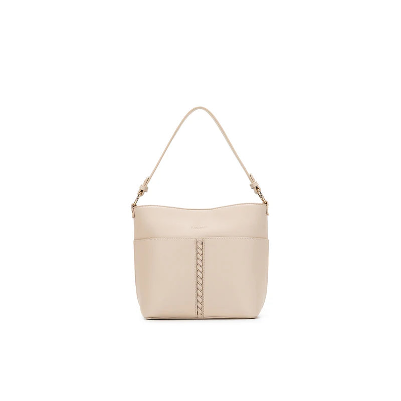 BLACK CAVIAR MELODY CROSSBODY BAG - OATMEAL